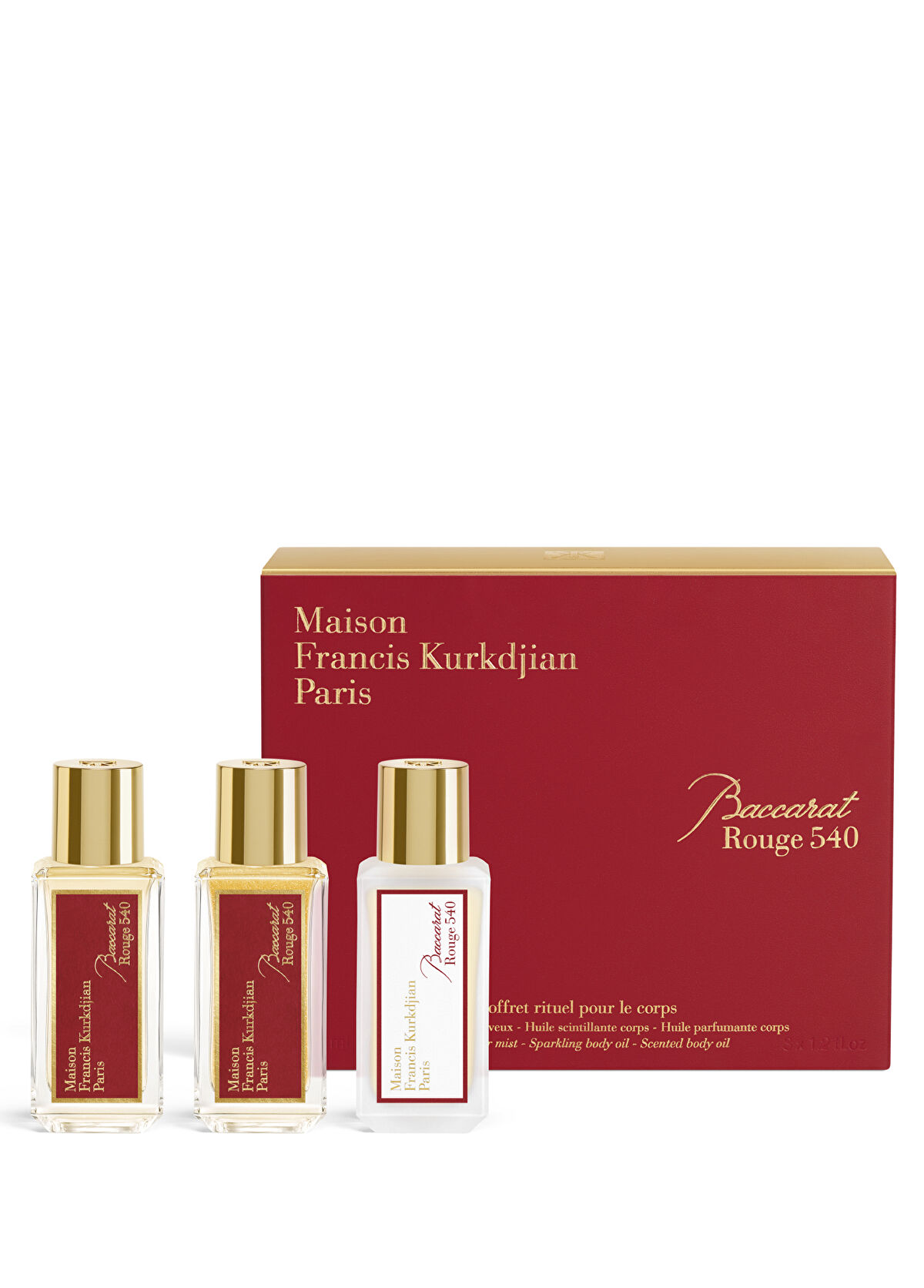 Maison Francis Kurkdjian Baccarat Rouge 540 Body Ritual Set 3x35 ml